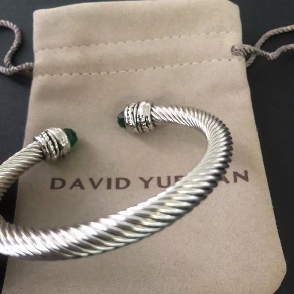 David Yurman Peridot Diamond 5MM Bracelet - Picture 5 of 7
